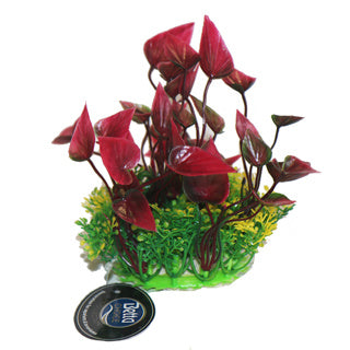 Betta Choice 5" Red Plastic Plant