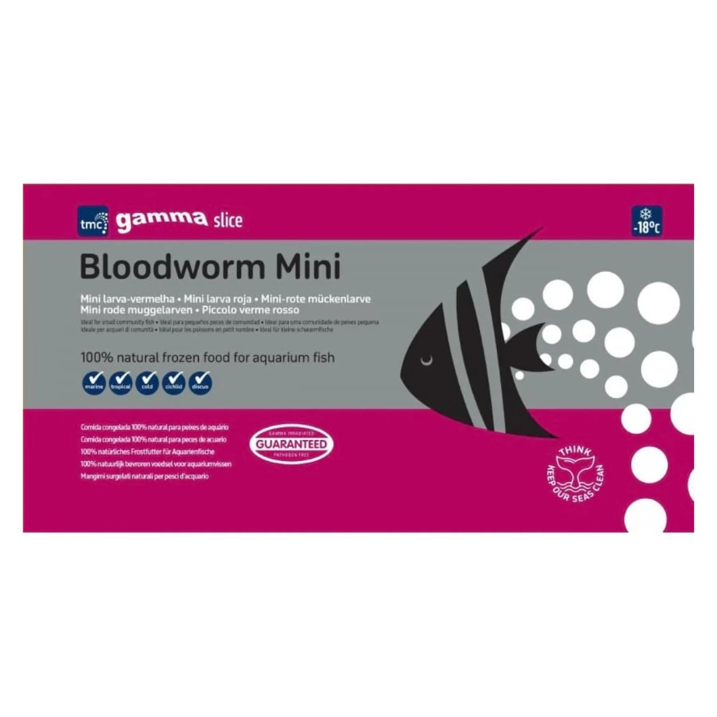 Gamma Bloodworm Mini Slab 250g