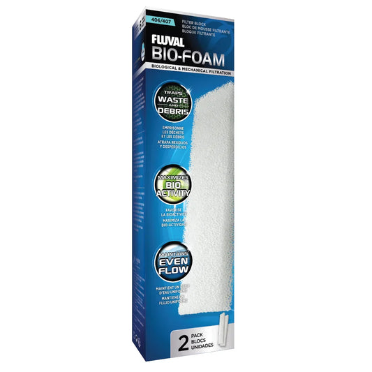 Fluval Bio-Foam for 406, 407 Canister Filter, 2-Pack
