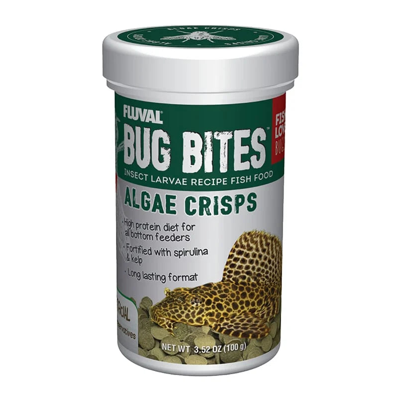 Fluval Bug Bites Algae Crisps - Available In 2 Sizes