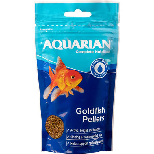 AQUARIAN® Goldfish Pellets - Available In 3 Sizes