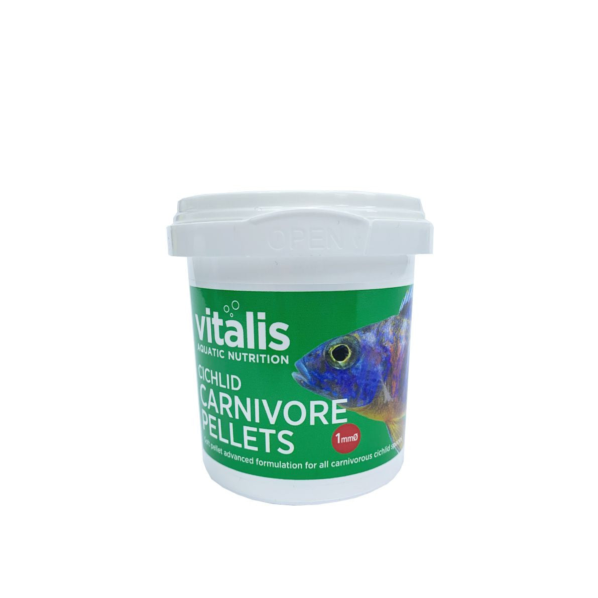 Vitalis Carnivore Pellets 1mm - Available In 3 Sizes