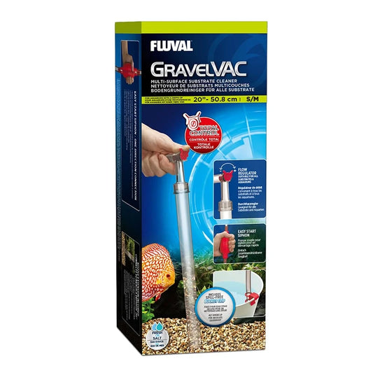 Fluval GravelVAC Multi-Substrate Cleaner (S/M), up to 20″ / 50.8 cm