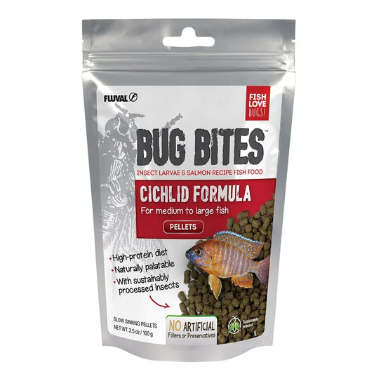 Fluval Bug Bites Cichlid Pellets 100g