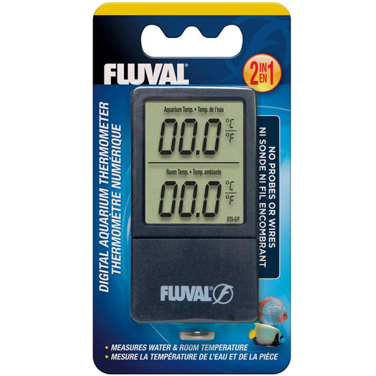 Fluval 2 -in-1 Digital Aquarium Thermometer