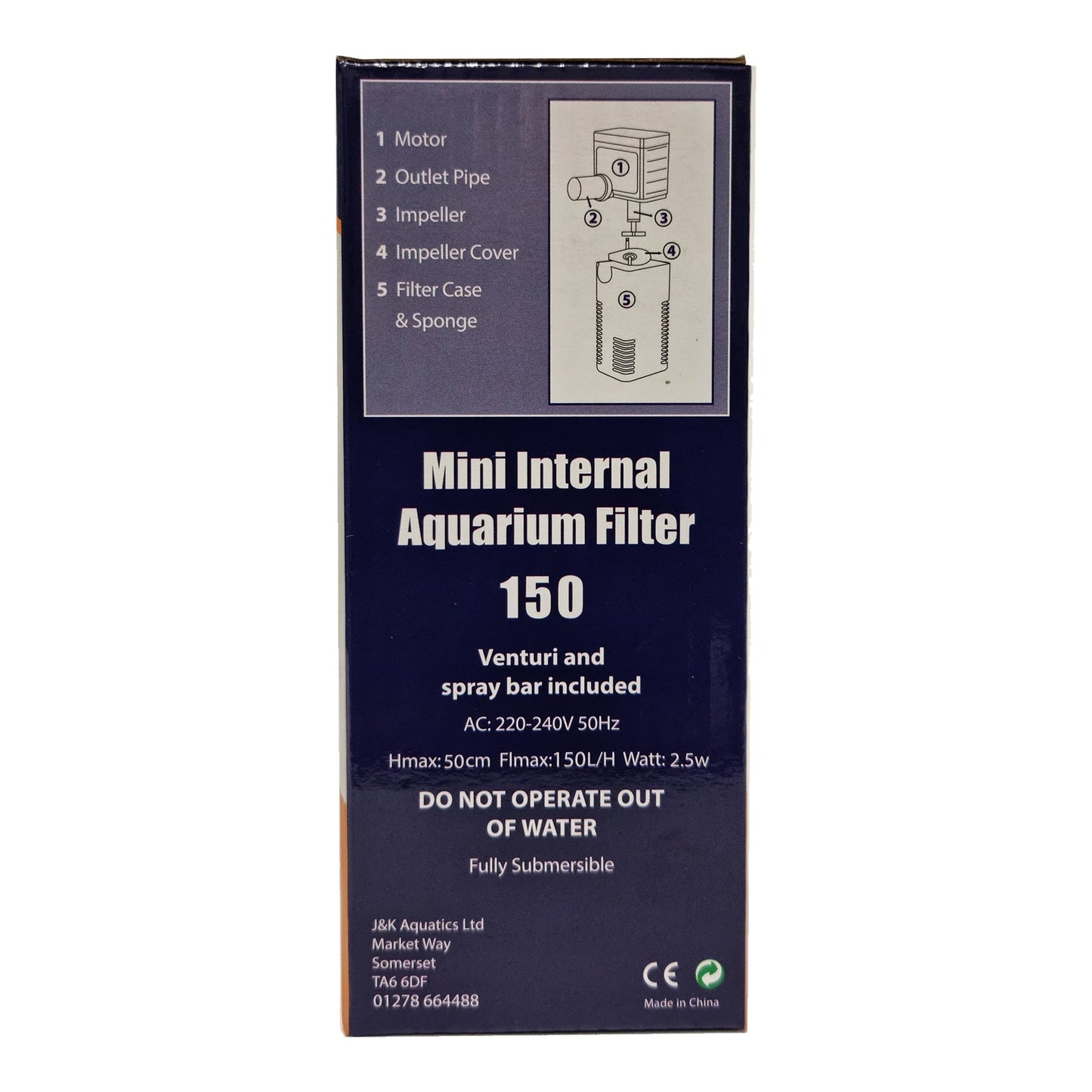Betta 150 Mini Internal Filter