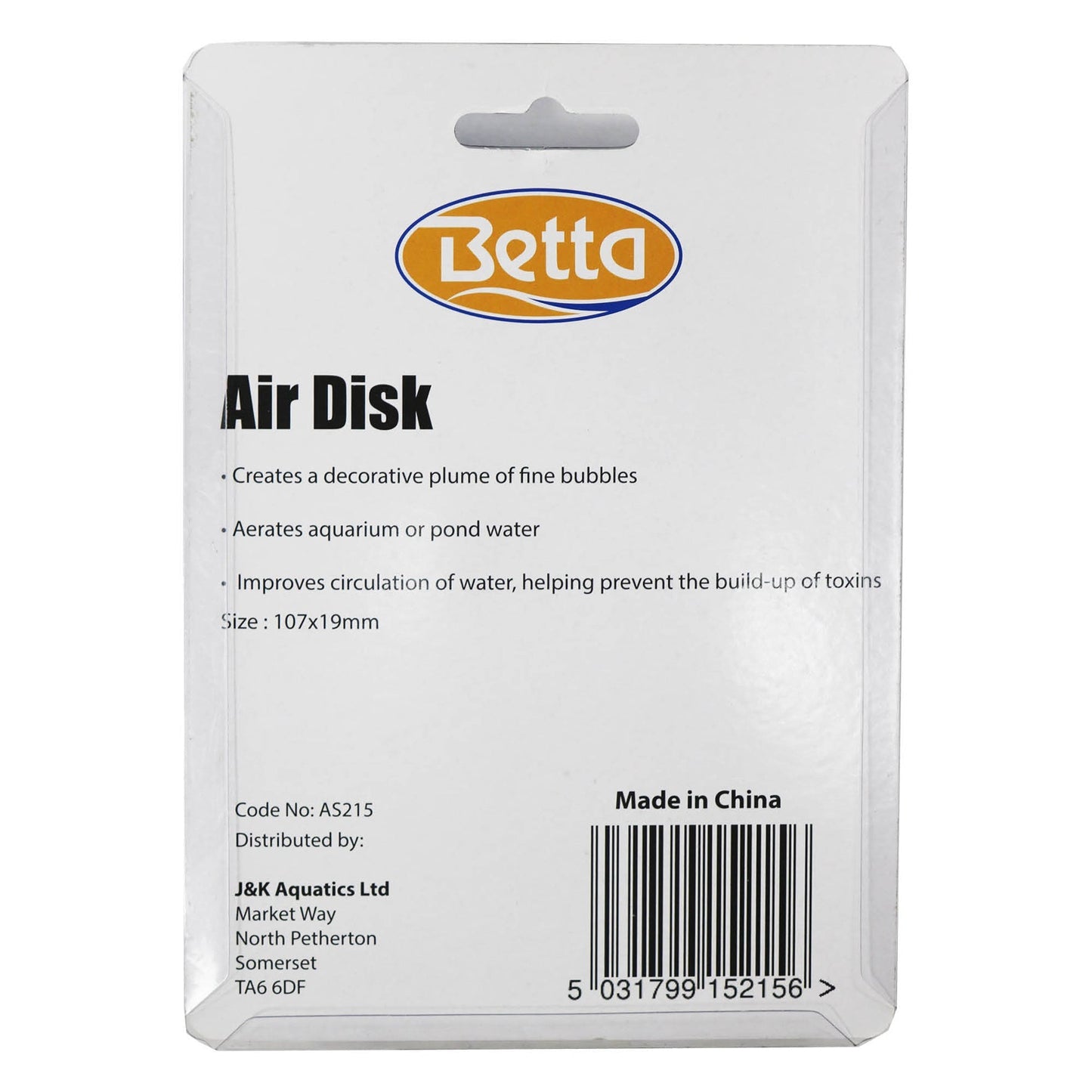 Betta 10cm Air Disk