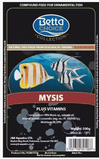 Betta Choice Mysis - Available In 2 Sizes