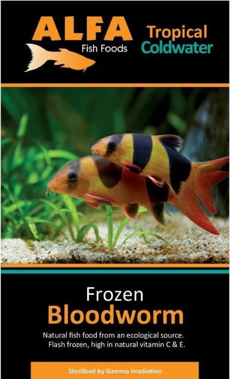 Alfa Gamma Frozen 100g Blister Pack - Blood Worm