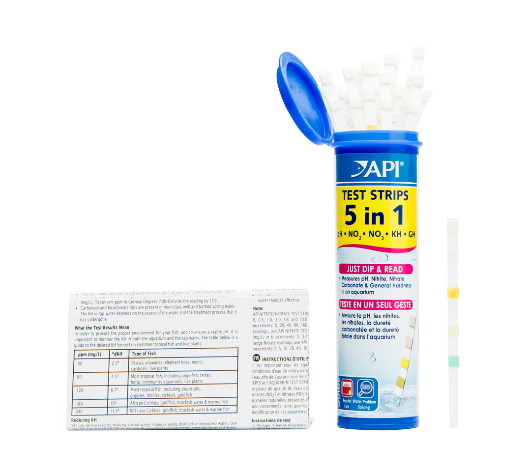 API Test Strips 5 in 1