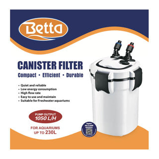 Betta 1050 Canister Filter < 230L