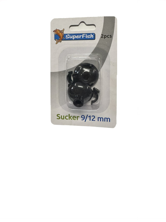 SuperFish Air Hose Sucker 9/12 mm 2 Pcs