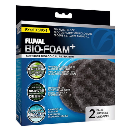 Fluval Bio-Foam+ for FX2/FX4/FX5/FX6 Canister Filter, 2-Pack