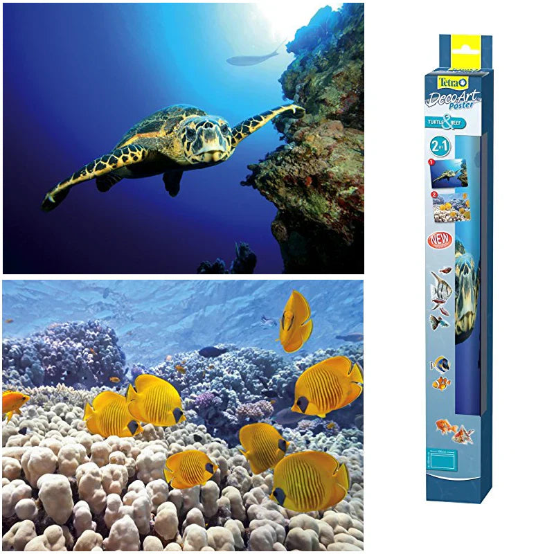 Tetra DecoArt Reef & Turtle Poster 45x60cm