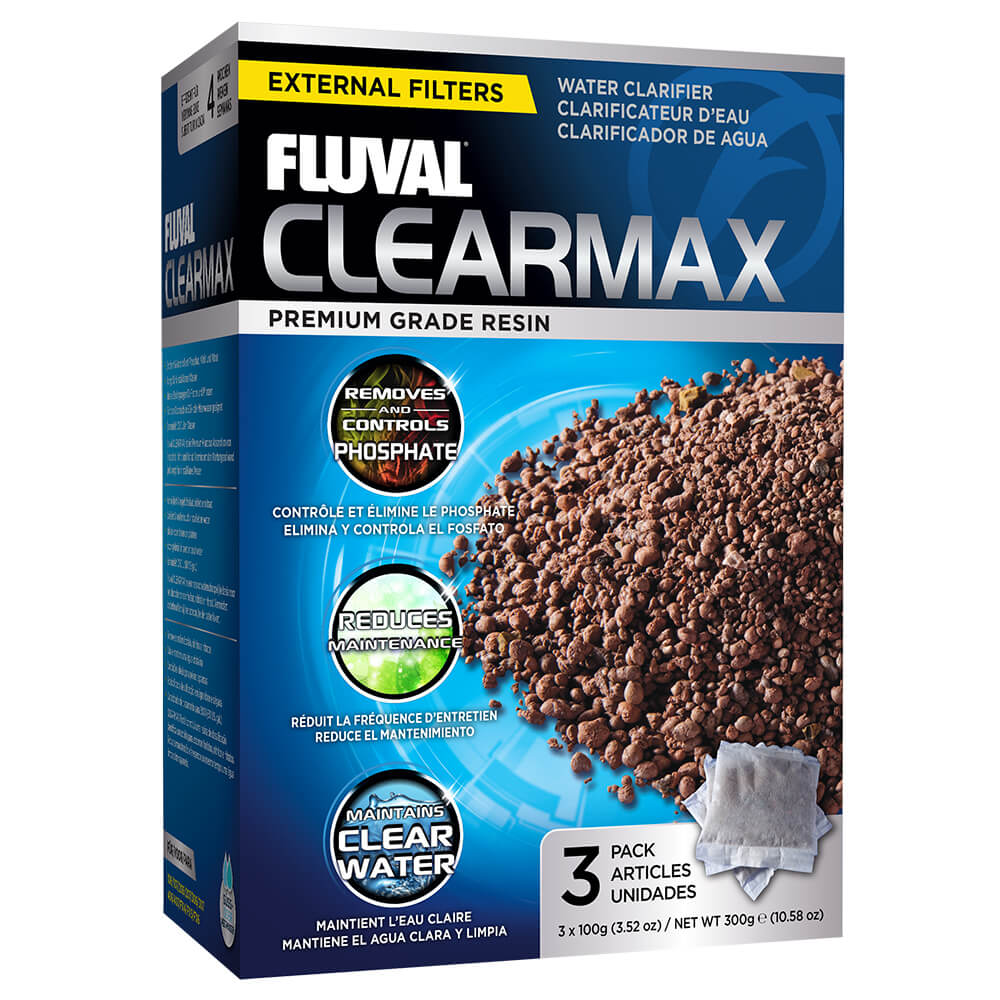 Fluval ClearMax, 3.52oz / 100g, 3-Pack