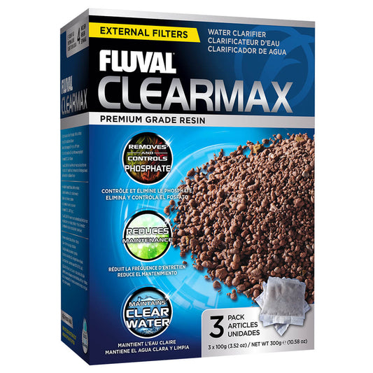 Fluval ClearMax, 3.52oz / 100g, 3-Pack