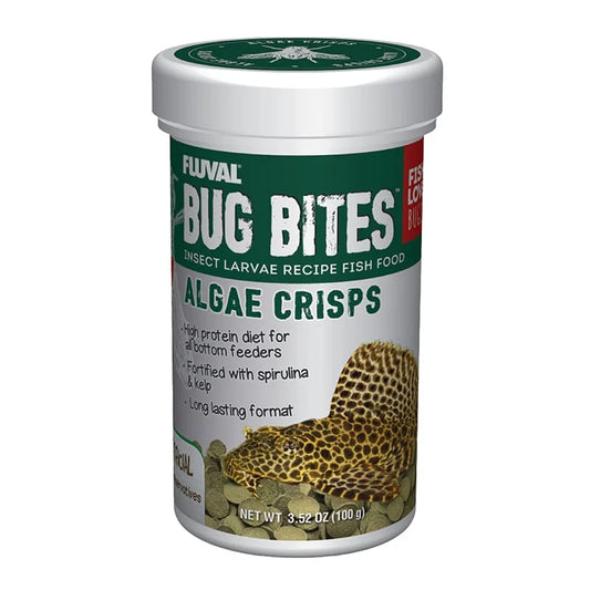 Fluval Bug Bites Algae Crisps - Available In 2 Sizes