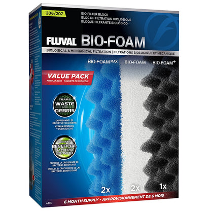 Fluval Bio-Foam for 206, 207 Canister Filter, Value Pack