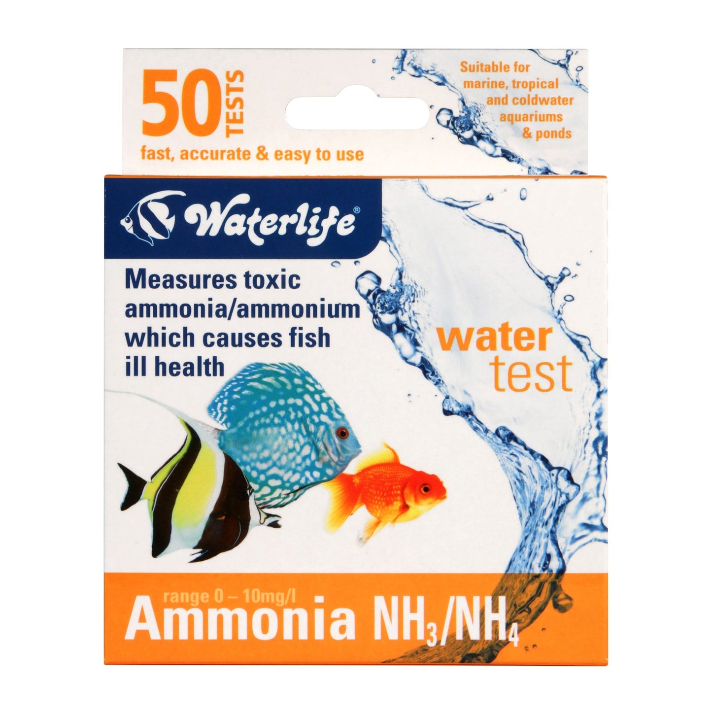 Waterlife Ammonia 50 Tests