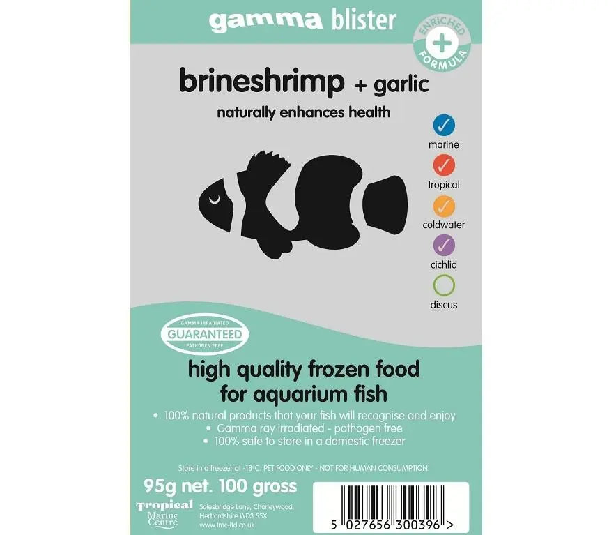 Gamma Brineshrimp Blister Pack 100g
