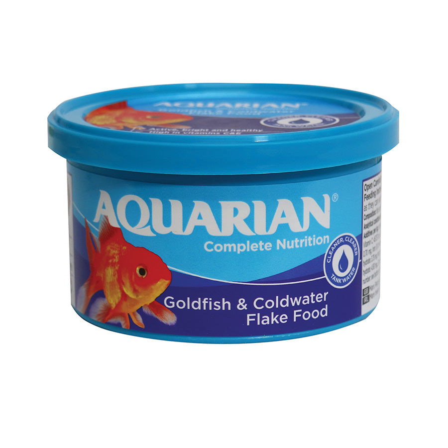 AQUARIAN® Goldfish & Coldwater Flake Food - Available In 2 Sizes