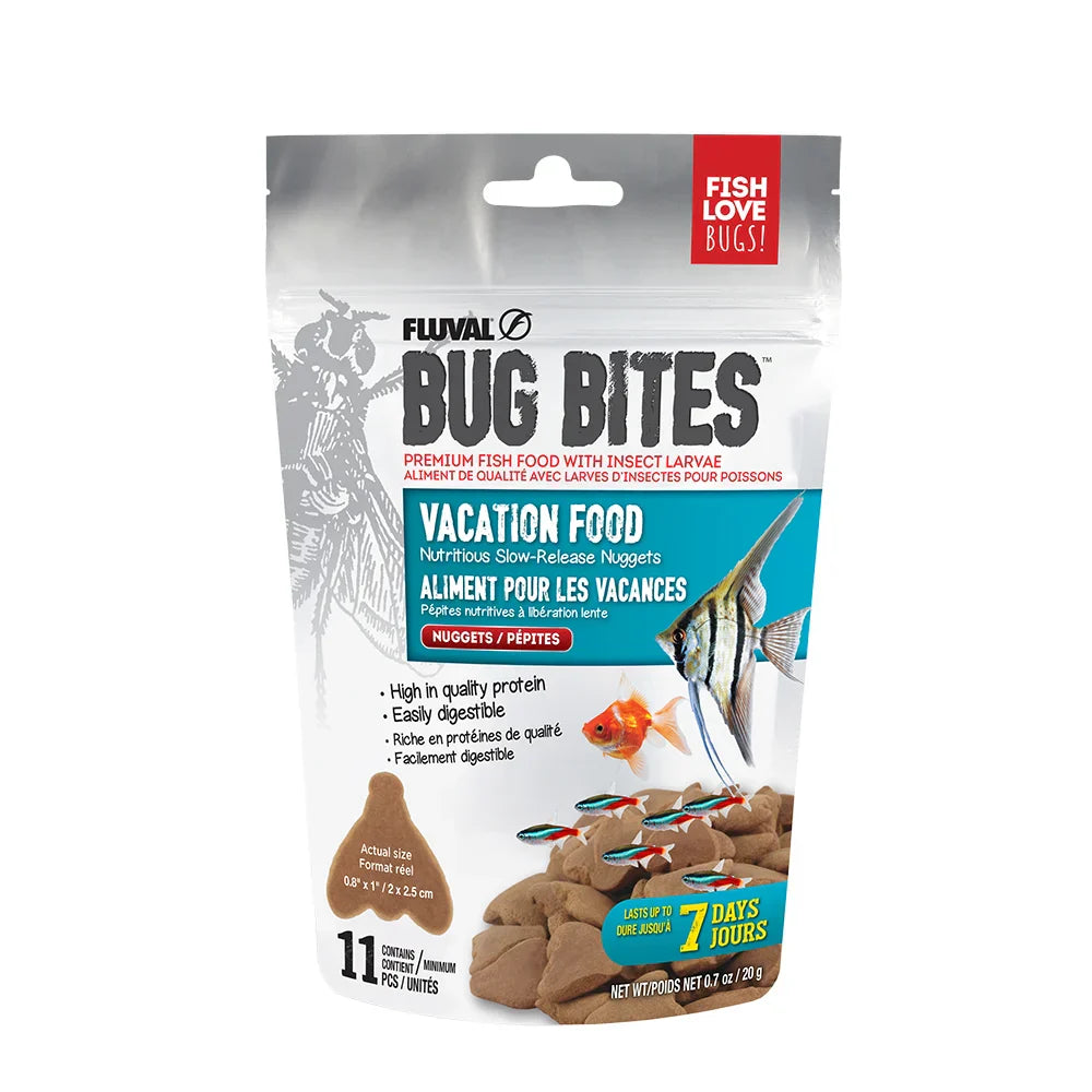 Fluval Bug Bites Vacation Food 20g