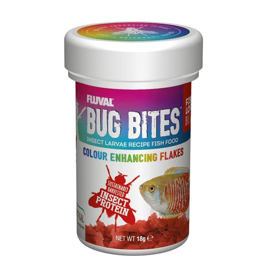 Fluval Bug Bites Color Enhancing Flakes - Available In 2 Sizes