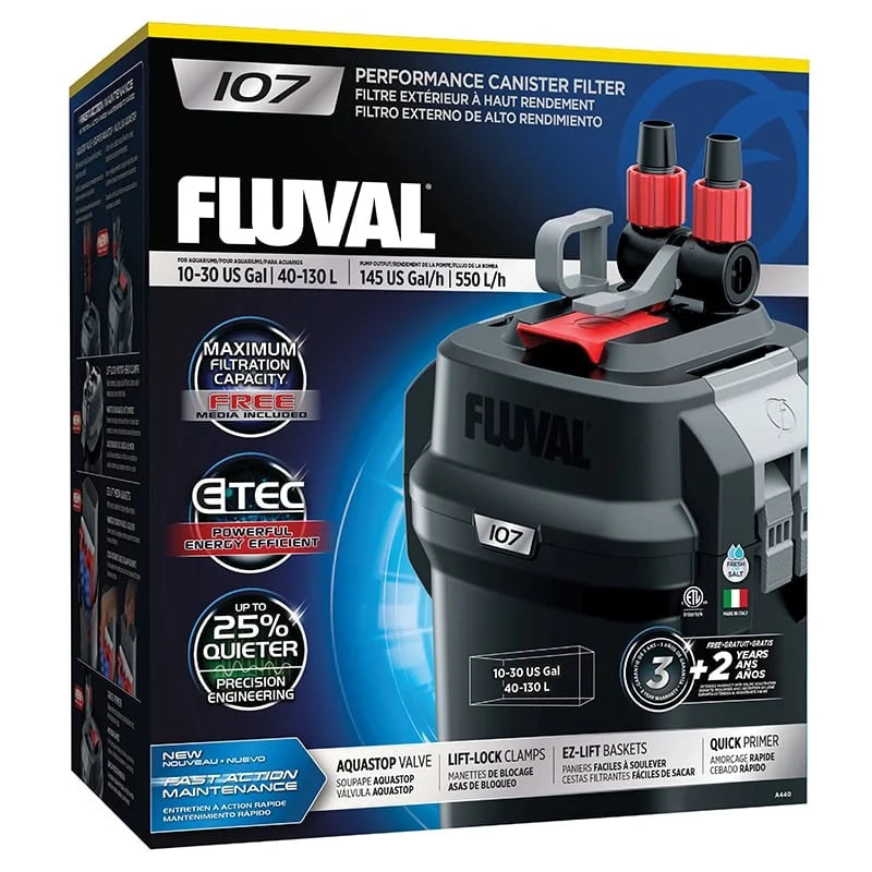Fluval 107 Canister Filter, 40-130 L