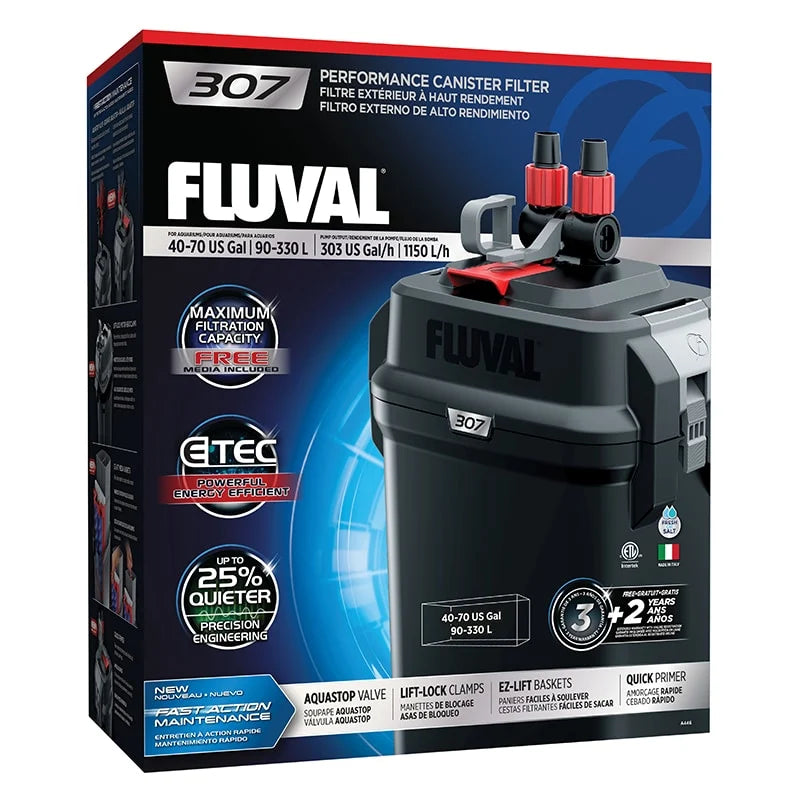 Fluval 307 Canister Filter, 90-330 L
