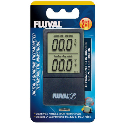 Fluval 2 -in-1 Digital Aquarium Thermometer