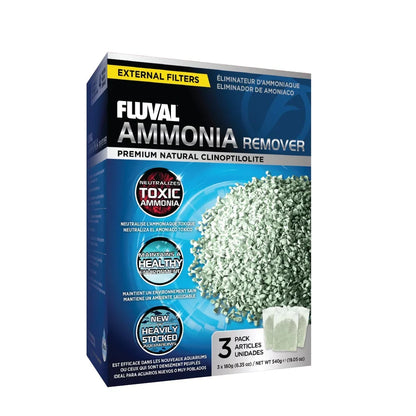 Fluval Ammonia Remover, 6.3 oz / 180 g, 3-Pack
