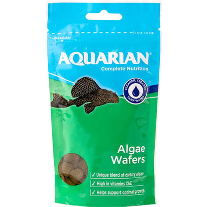 AQUARIAN® Algae Wafers - Available In 2 Sizes