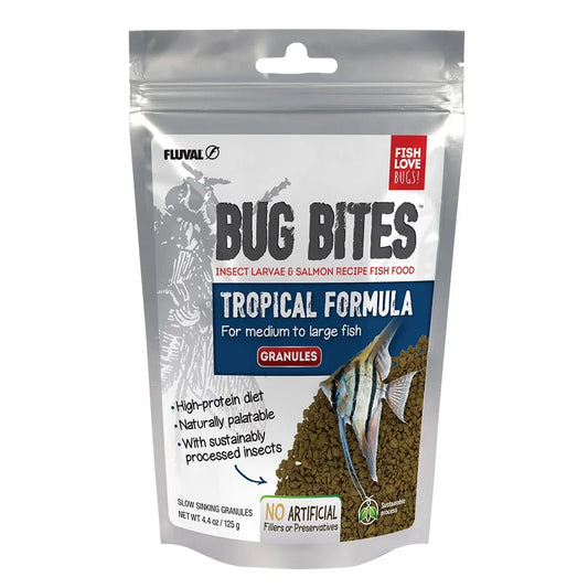 Fluval Bug Bites Tropical Granules 125g