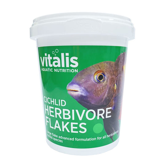 Vitalis Cichlid Herbivore Flakes - Available In 2 Sizes