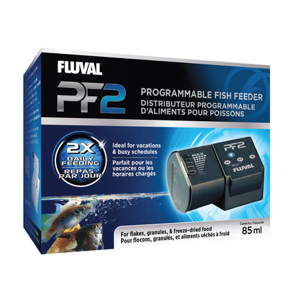 Fluval PF2 Programmable Fish Feeder, 85 ml