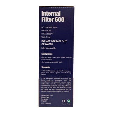 Betta 600 Internal Filter