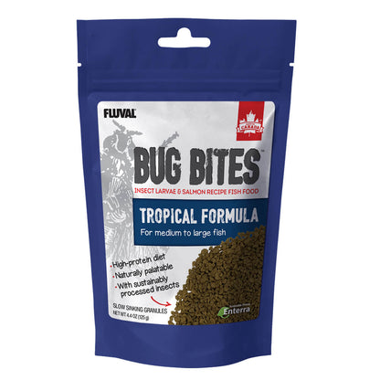Fluval Bug Bites Tropical Granules 125g