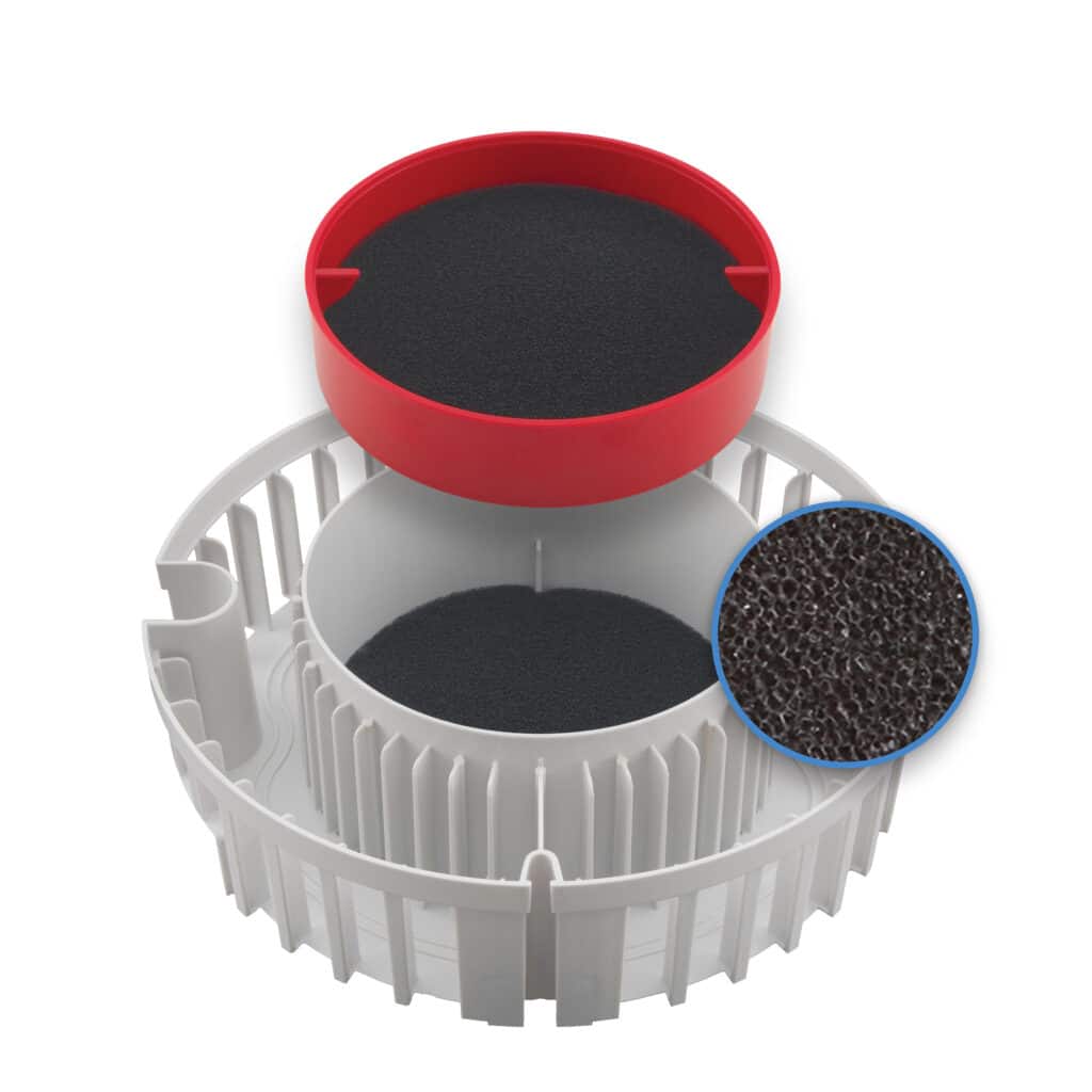 Fluval Carbon Foam for FX2/FX4/FX5/FX6 Canister Filter, 2-Pack