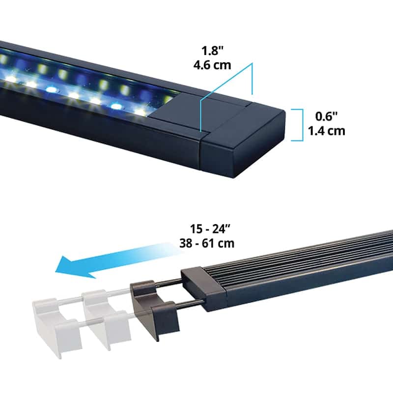 Fluval Aquasky 2.0 Bluetooth LED, 12W, up to 24″ / 61 cm