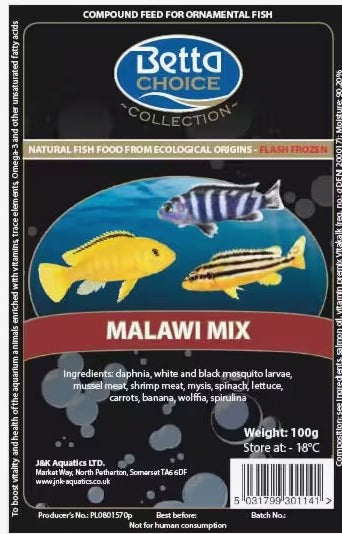 Betta Choice Malawi Mix Blister Pack